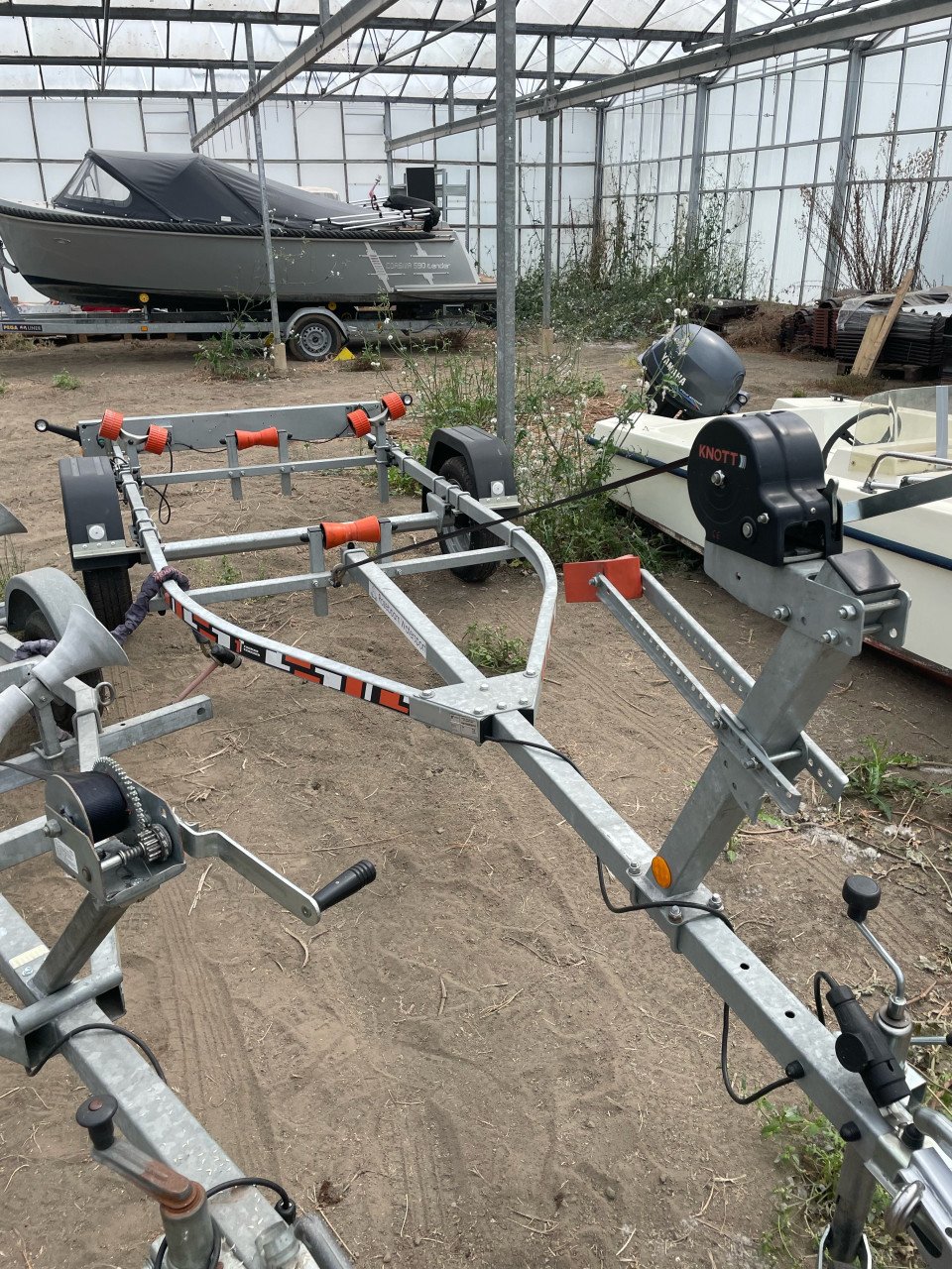 Rana boot met 8 pk yamaha
