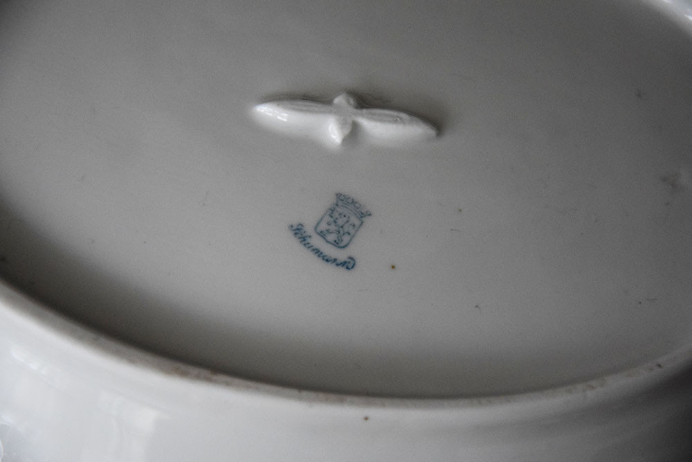 Schumann porseleinen schaaltje bordje Vintage