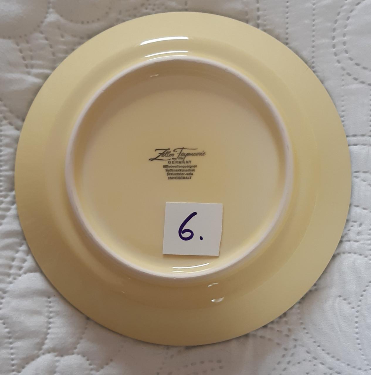 Kip en haan servies: 1 soepkop + 1 schotel