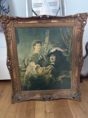 Schilderij met prachtige lijst