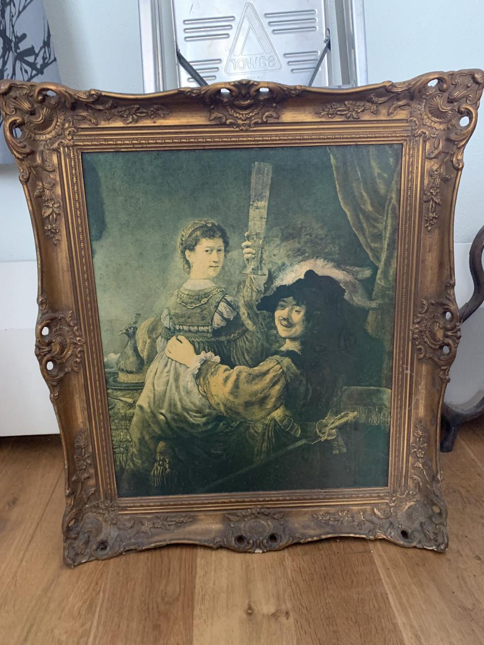 Schilderij met prachtige lijst