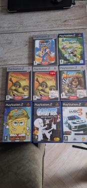 Playstation 2 incl Spelletjes en 2 controllers