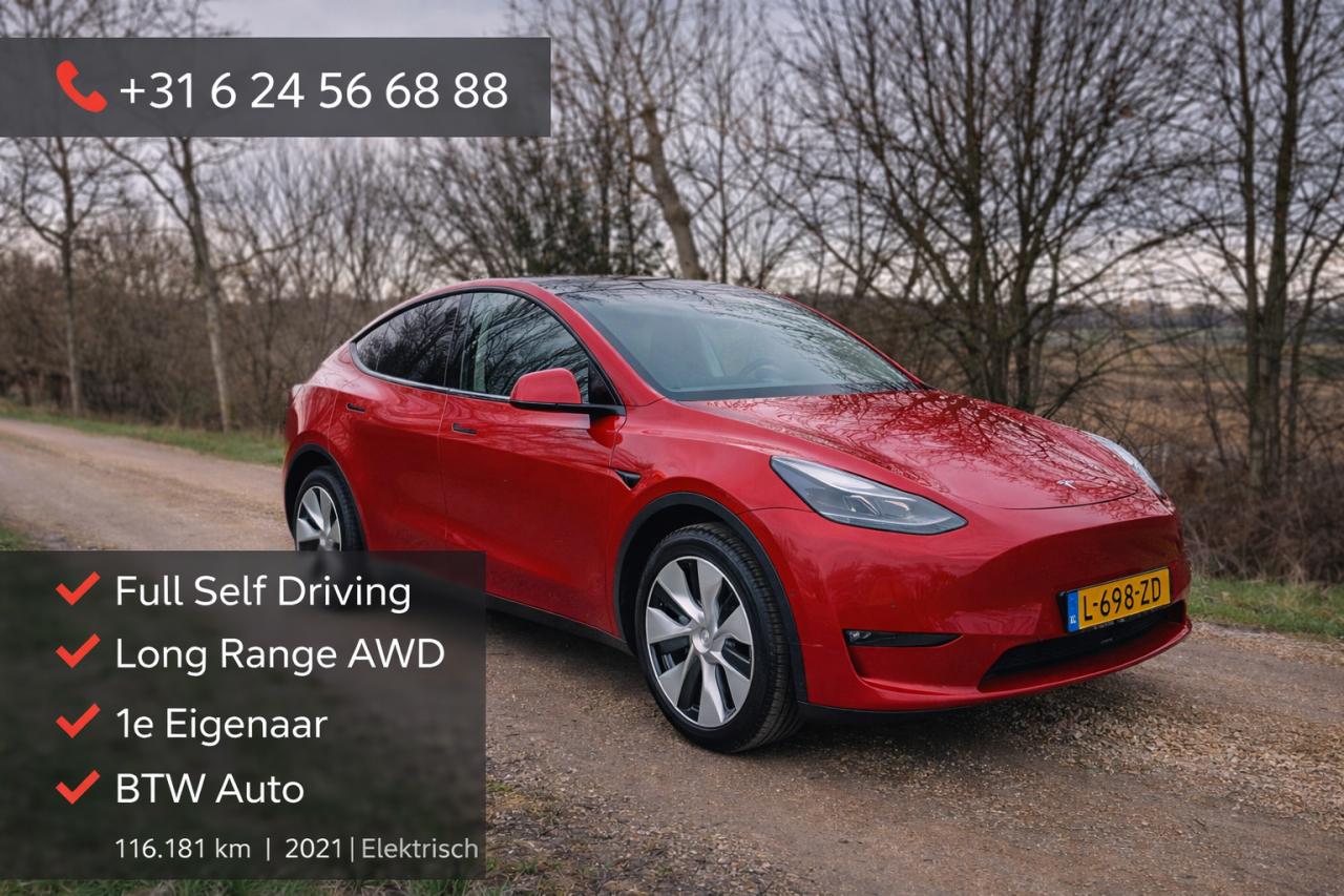 Tesla Model Y Long Range AWD | Full Self Driving | 1e Eig. | BTW