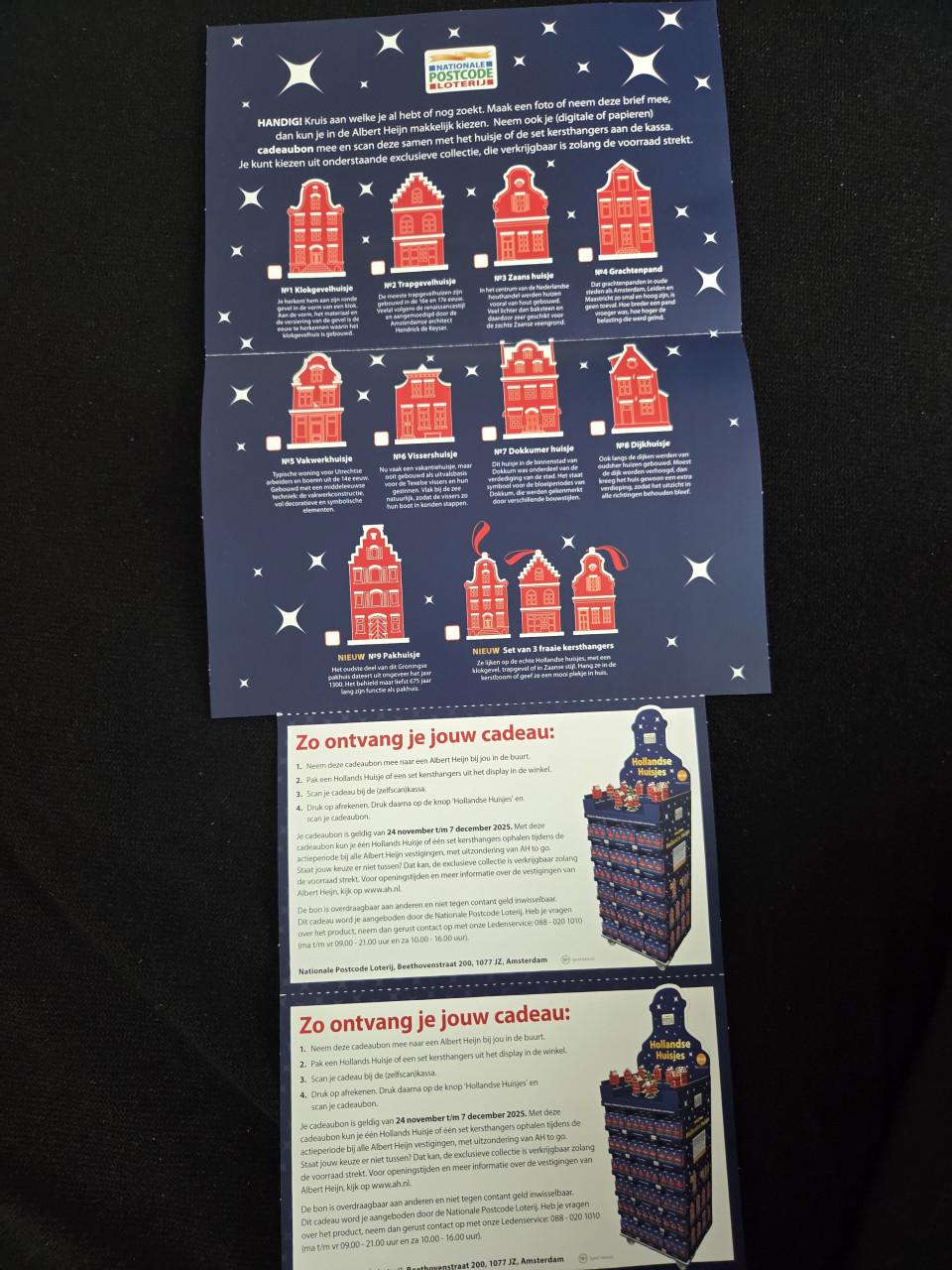 Bonnen voor hollands huisje 2x