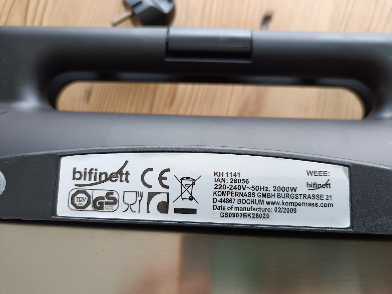 Contactgrill / Grillplaat – Bifinett Multifunctionele