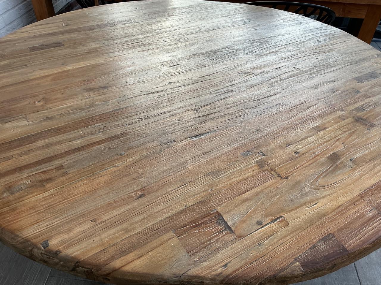 Landelijke Hoffz ronde eettafel 130