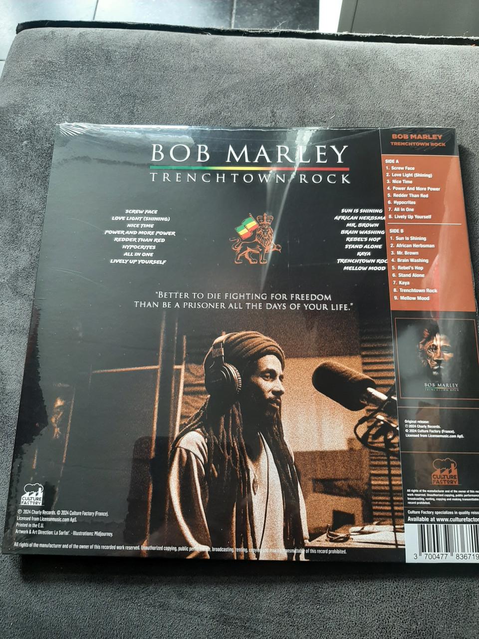 BOB MARLEY - TRENCHTOWN ROCK ( geel vinyl )
