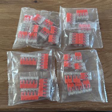 Assortiment lasklemmen verbindingsklemmen