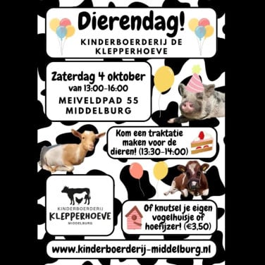 Dierendag bij kinderboerderij de Klepperhoeve