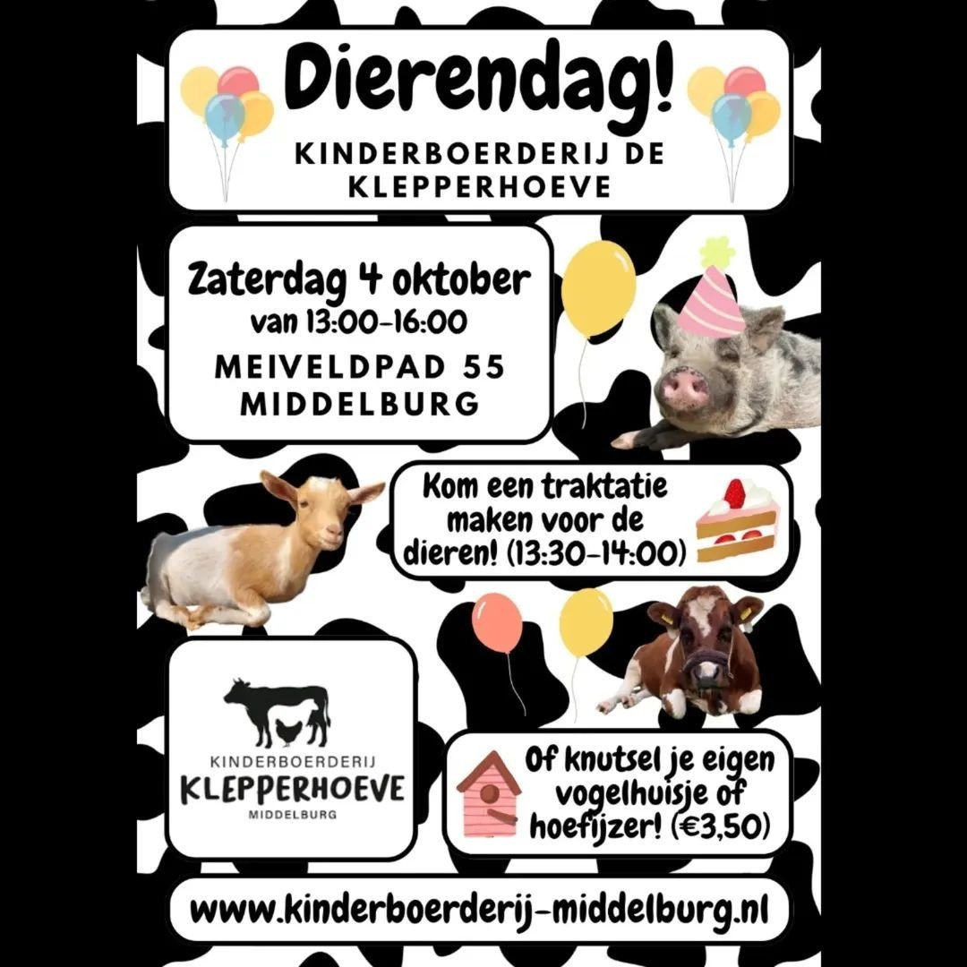 Dierendag bij kinderboerderij de Klepperhoeve