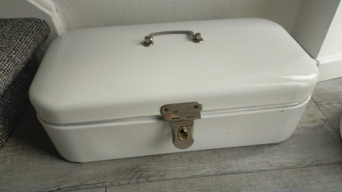 Broodtrommel vintage emaille jaren 50