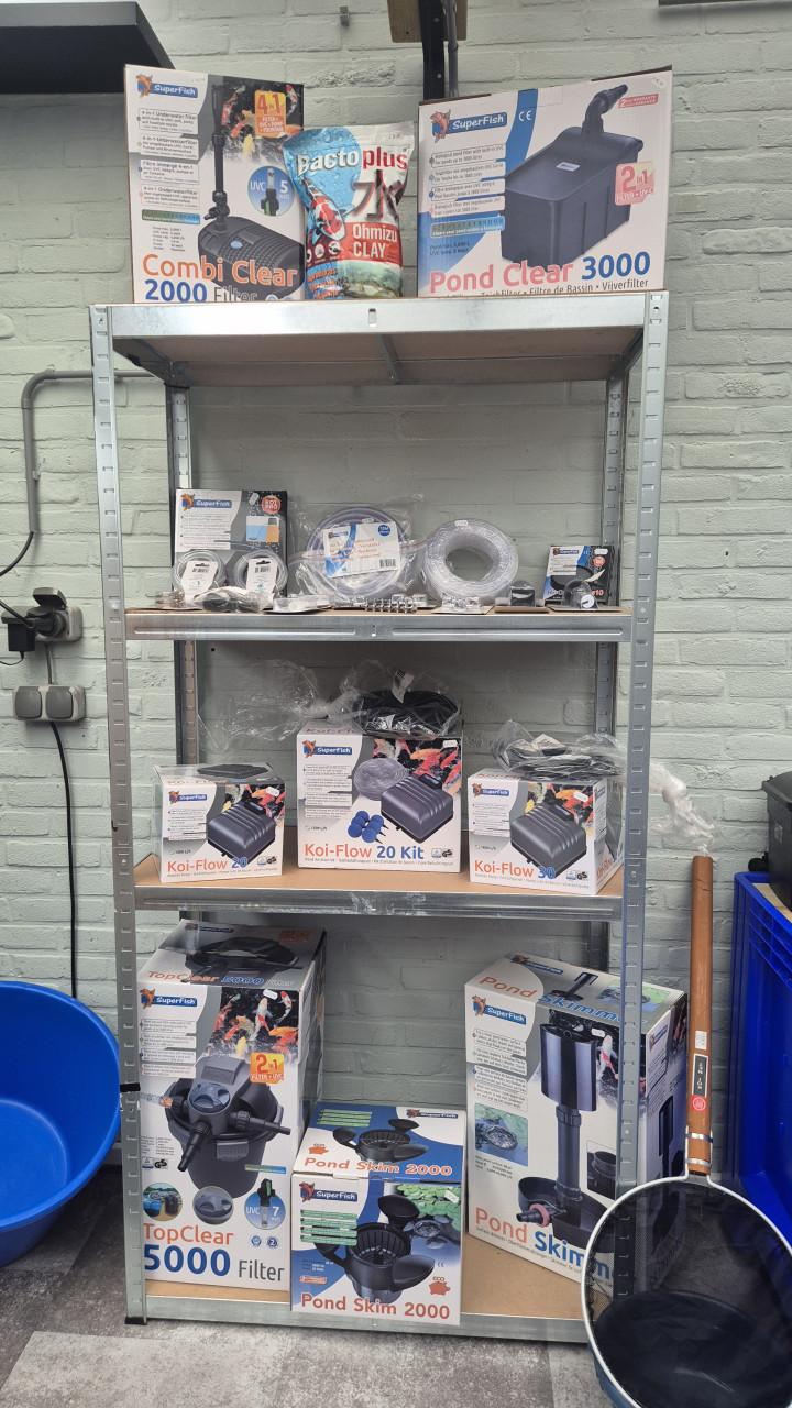 Diverse vijverspullen