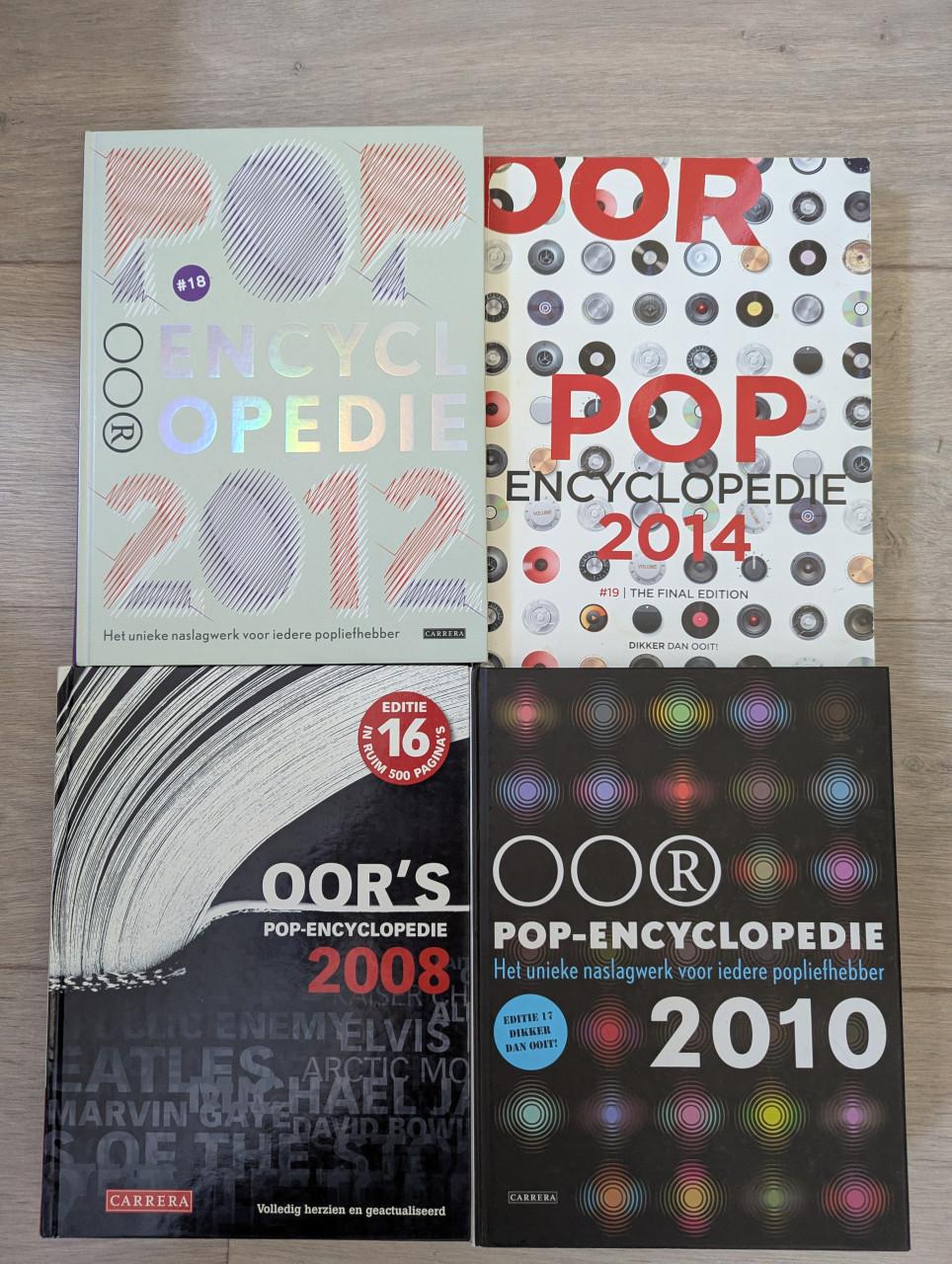 Oor Pop muziek encyclopedie ( 4 stuks )
