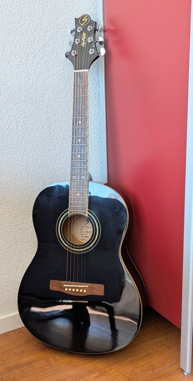 Greg Bennett ST9-1BK gitaar