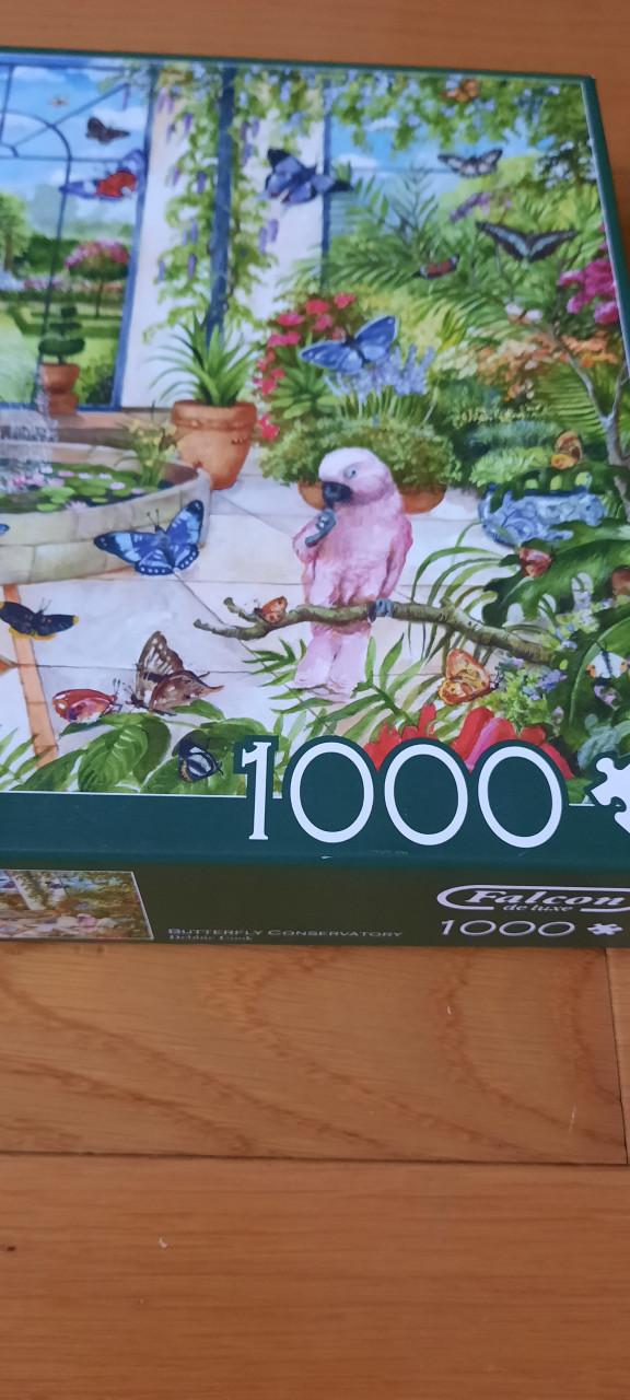 Falcon legpuzzel 1000 st Compleet
