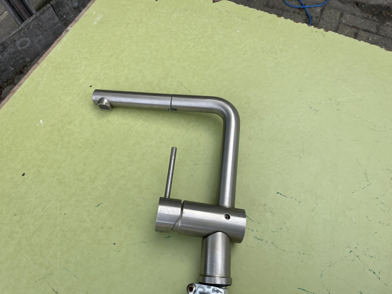 Keukenkraan met uittrekbare handdouche