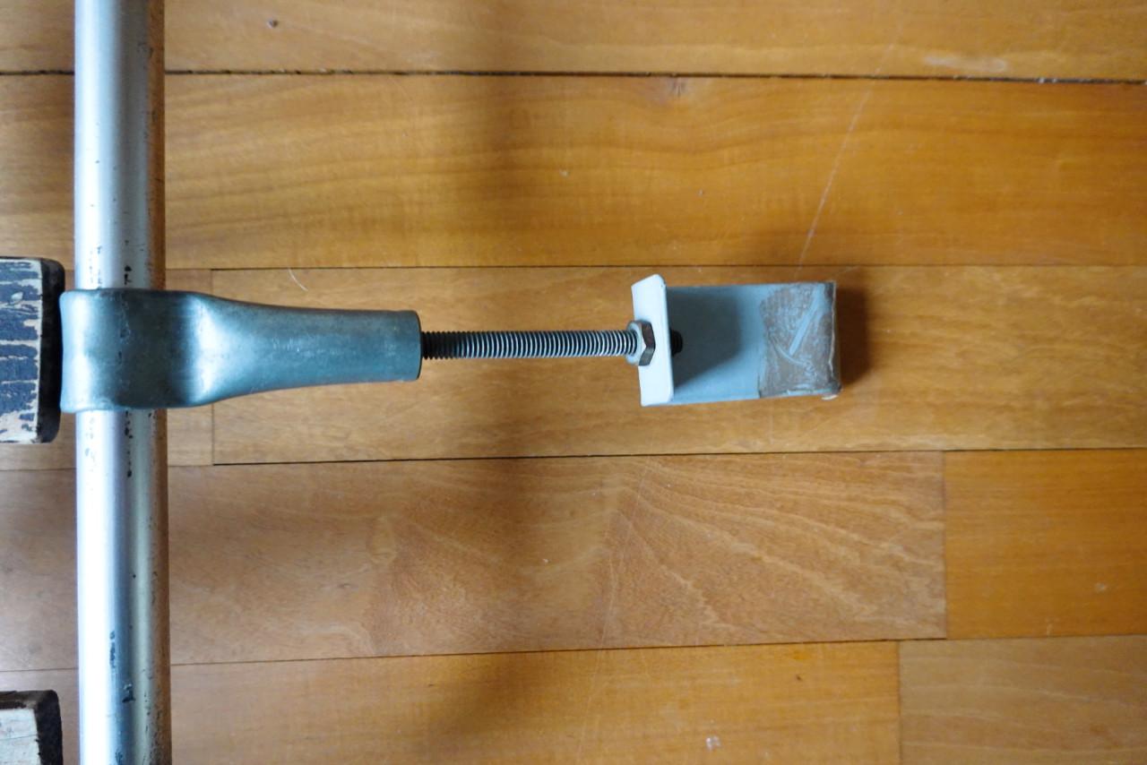 Vintage houten en aluminium koffer imperiaal