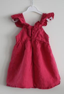 Roze jurk maat 98