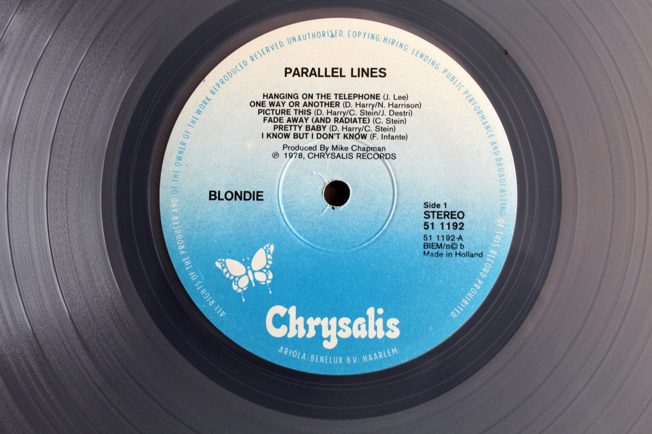 Blondie Parallel Lines Doorzichtig vinyl 1978