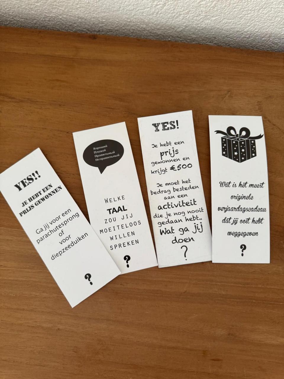 Kletspot met leuke vragen