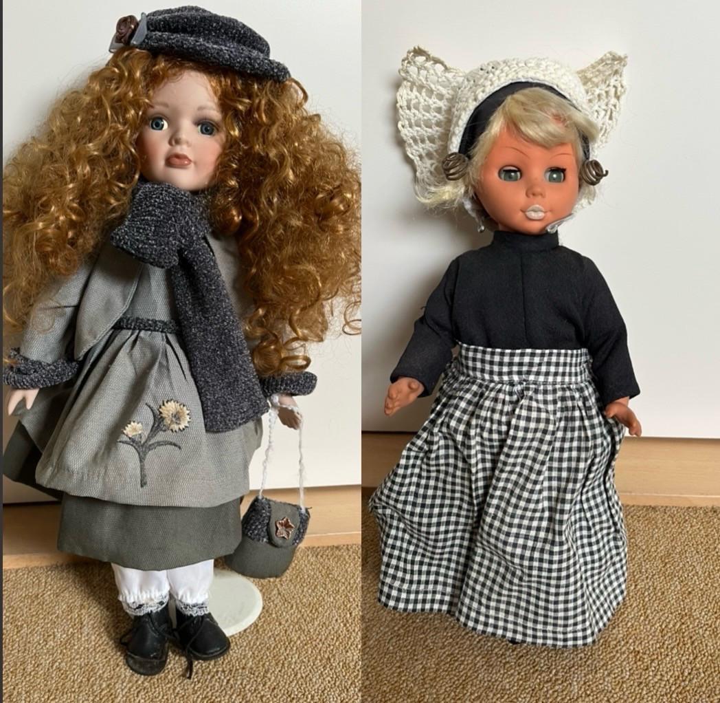 Poppen 2 stuks vintage