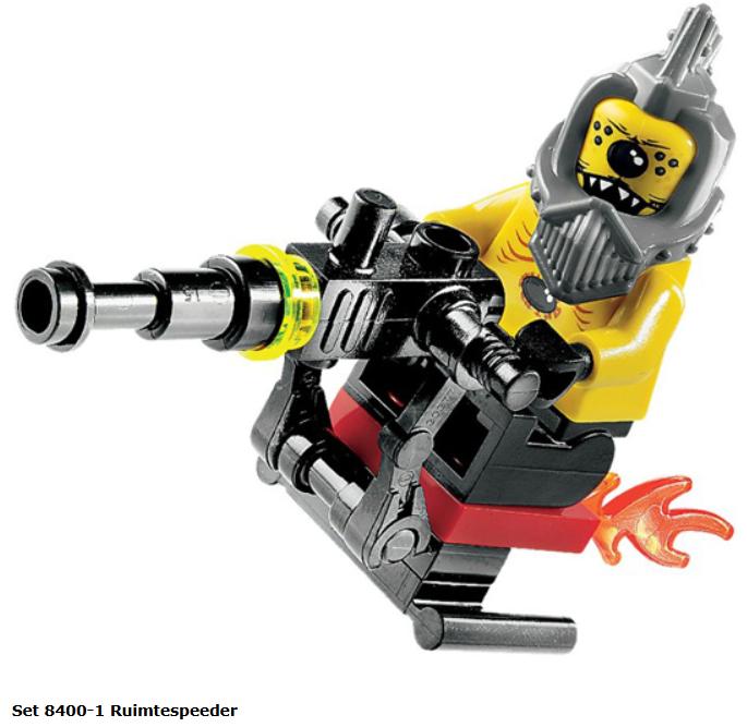 Space police 8400: Snake Ruimtespeeder  Set is zoals op de foto's is te fot