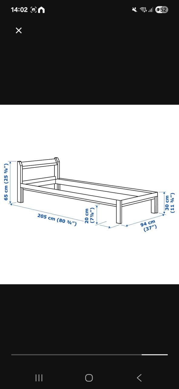 Bedframe Ikea