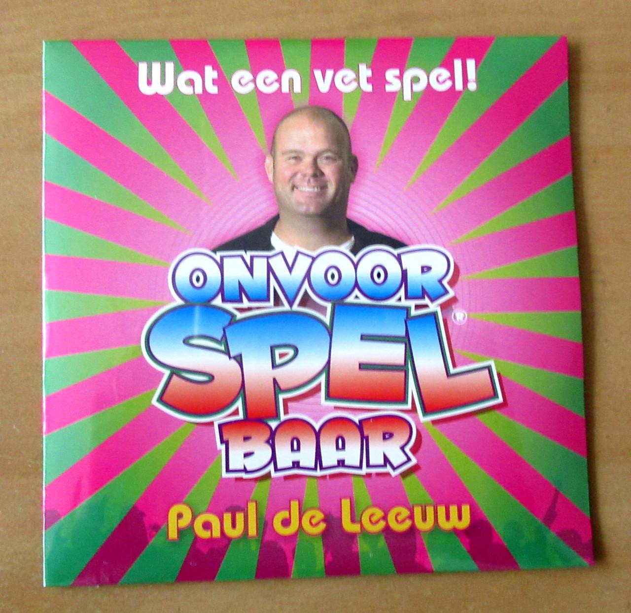 Een geweldig gezelschapsspel ONVOORSPELBAAR van Paul de Leeuw