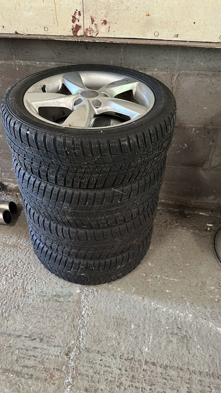 17 inch orginele audi velgen + banden