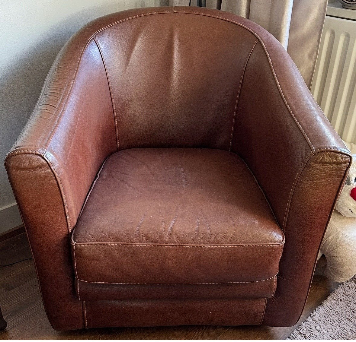 2 Fauteuils Leder