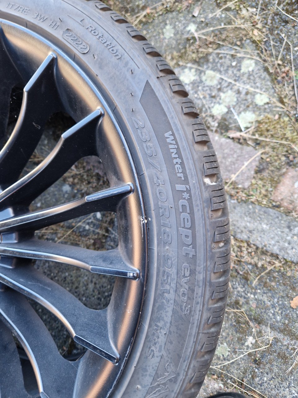 Alpina replica 18inch met winterbanden