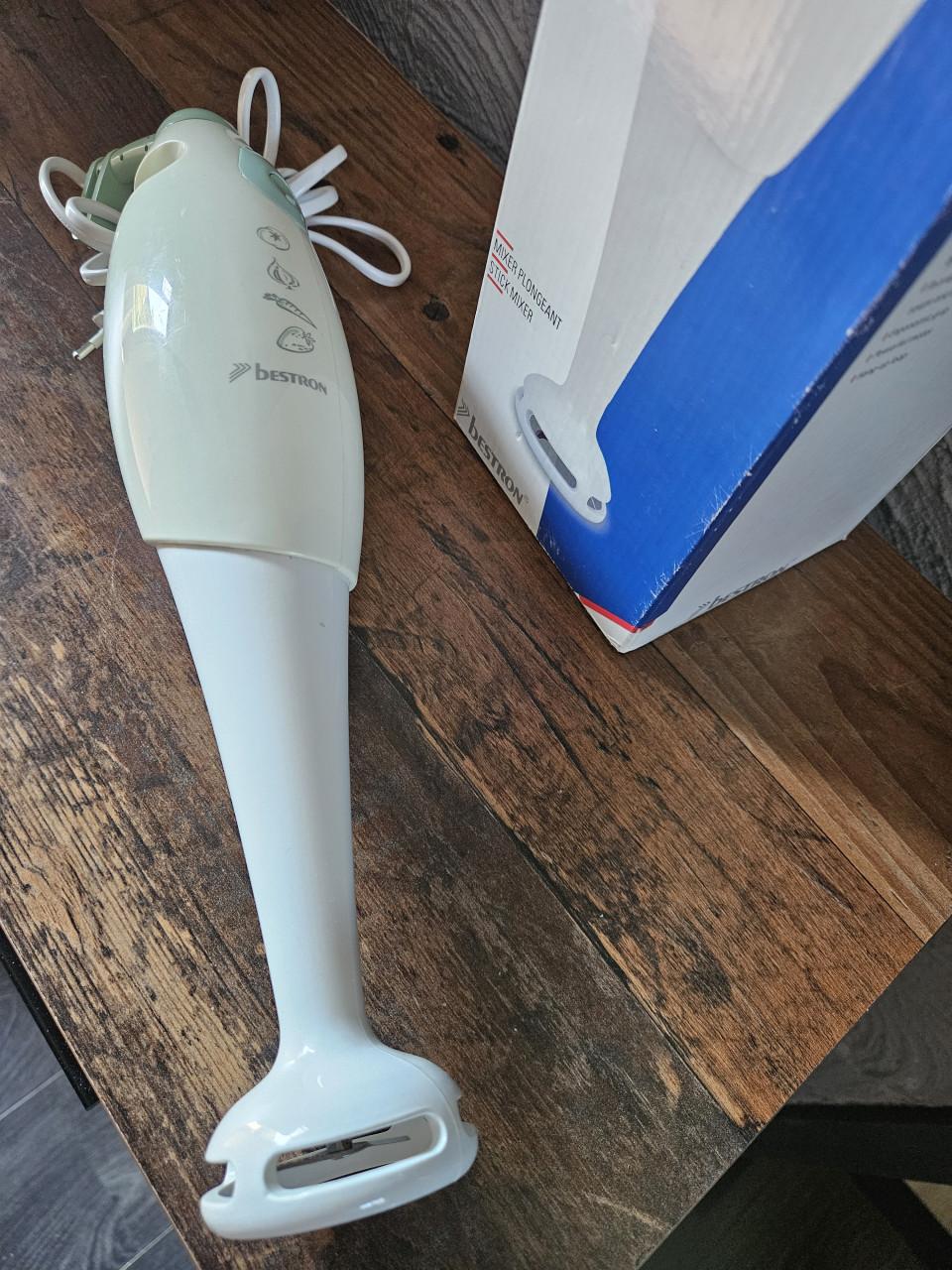 Zgan Bestron staafmixer met 2 snelheden in de doos