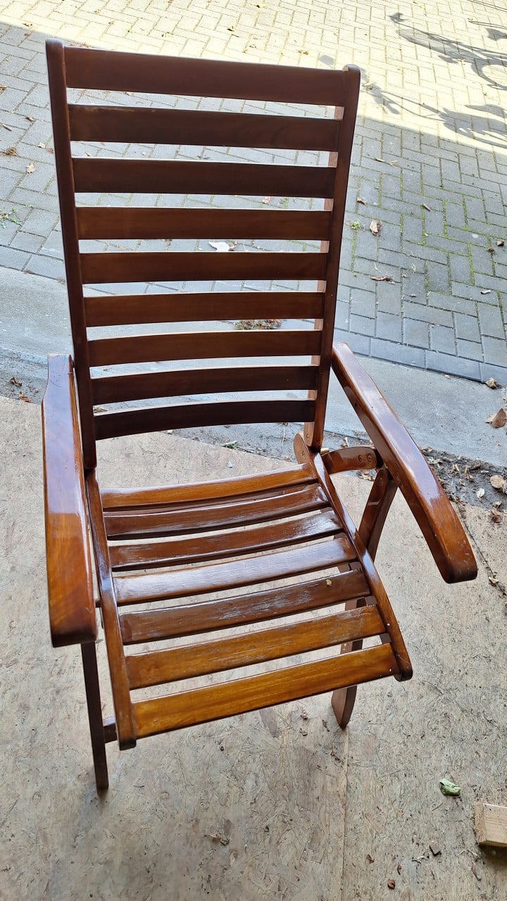 Teakhouten tuinstoelen