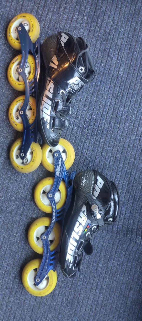 Skeelers in line skates