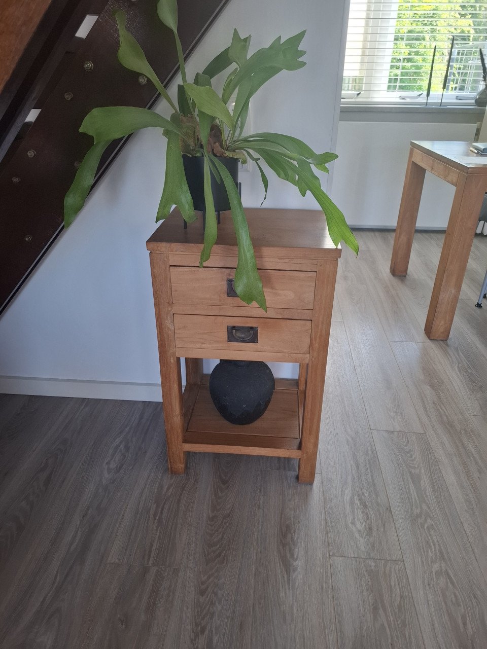 Teakhouten ladekastje