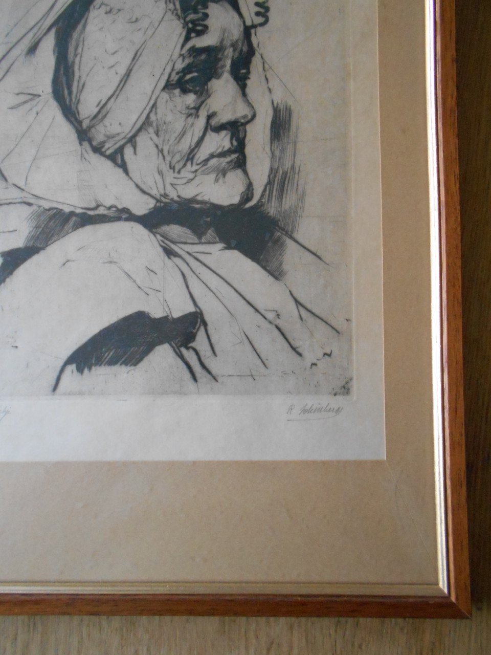 Grietje ets Rodolphe Schönberg