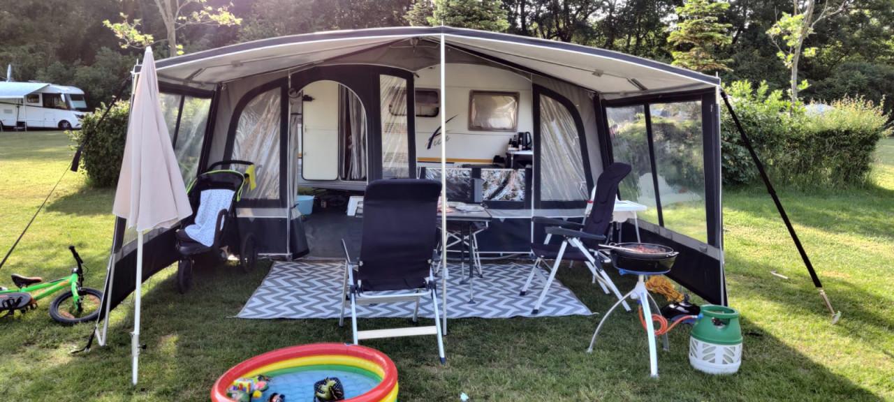 Bürstner 390 TN Fun, Mover, XL voortent + luifel, lichtgewicht, vast bed