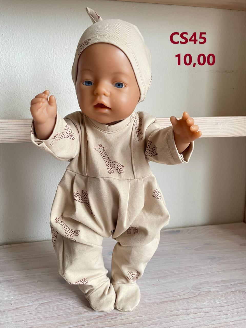 Poppenkleertjes baby born. Set. Opbrengst KiKa.