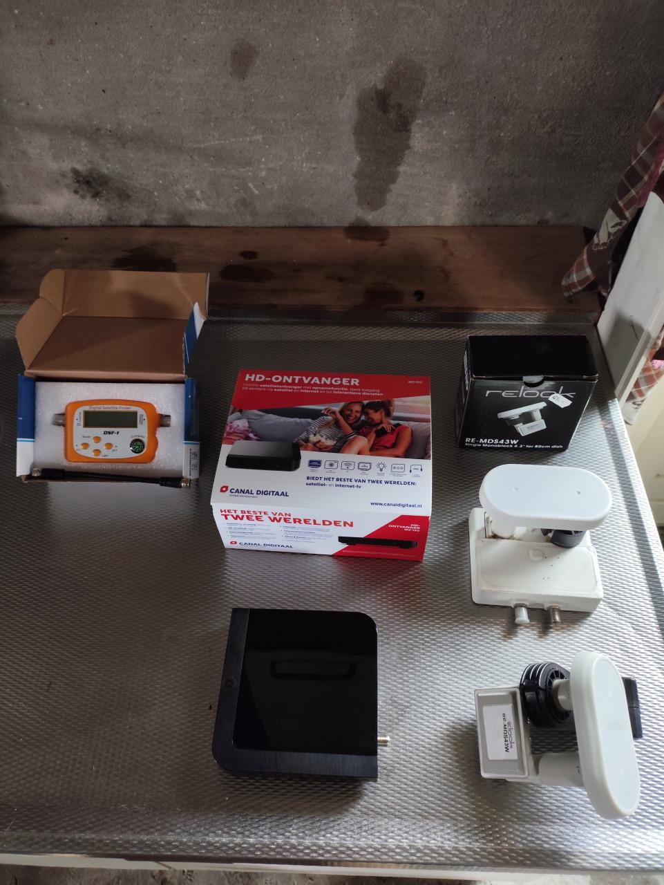 Complete satelliet en HD ontvanger