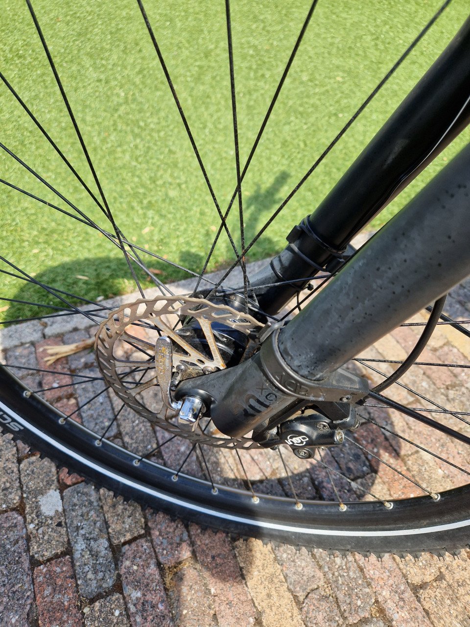 Mountainbike voor naar middelbare school te gaan