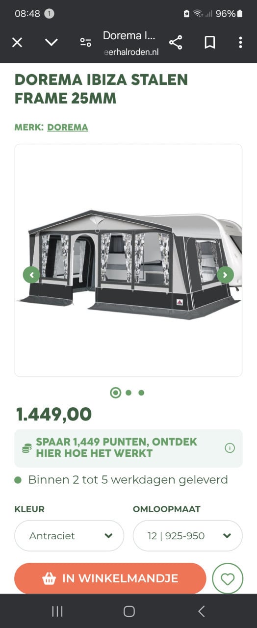 Voortent