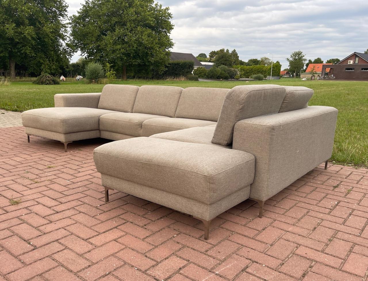 GRATIS LEVERING HEEL NL Montel U-vormige Stoffen Hoekbank