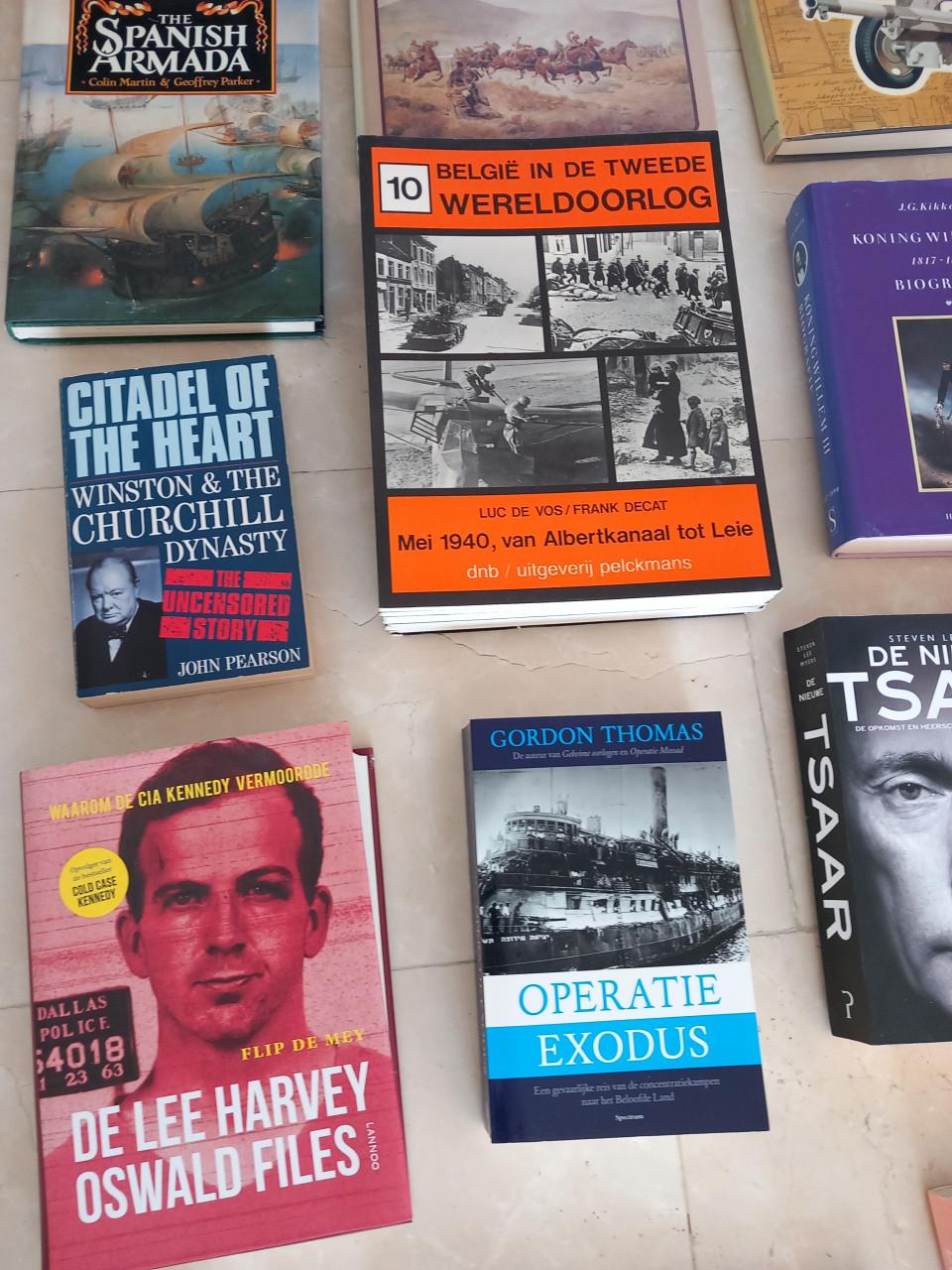 Partij boeken oa 2e wereldoorlog