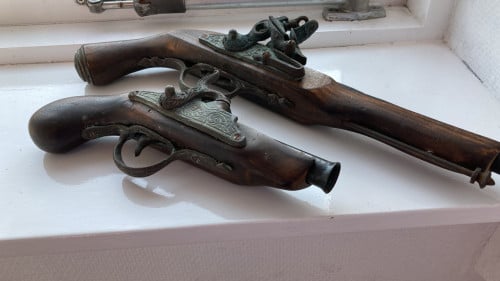 Replica ouderwetse pistolen