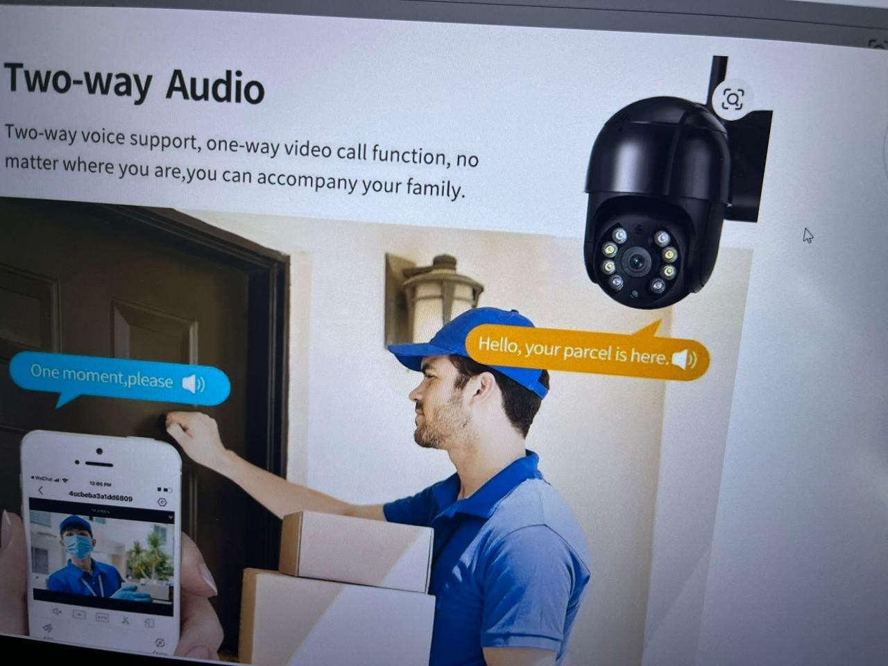 Webcame of beveiligingscamara