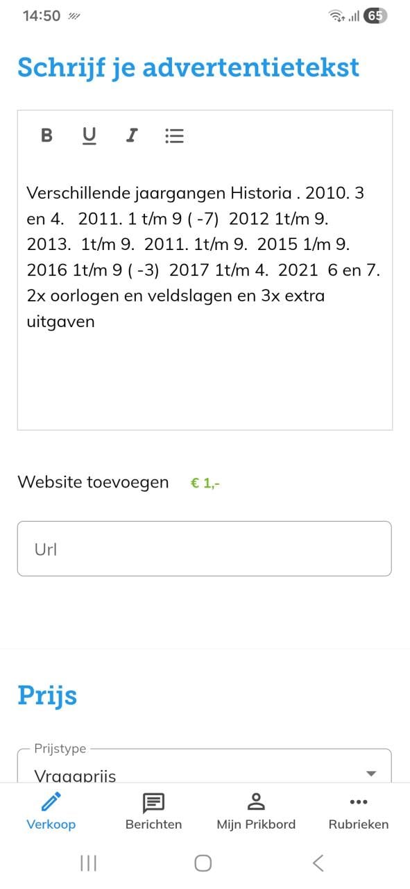 Historia tijdschriften