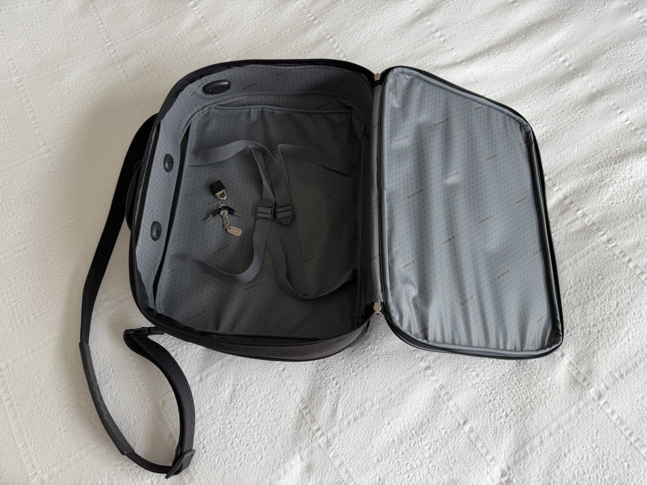 Samsonite draag reis tas zwart 46x36x16