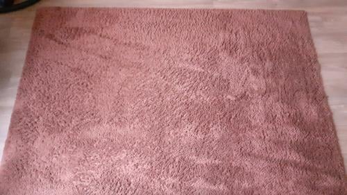 Hoogpolig tapijt, terra kleur 240x160