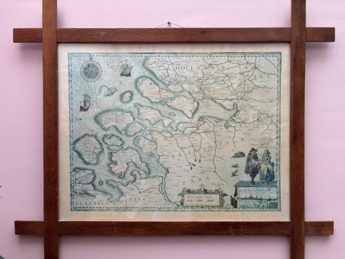 Antieke kaart Graafschap Zeeland - Petrus Kaerius