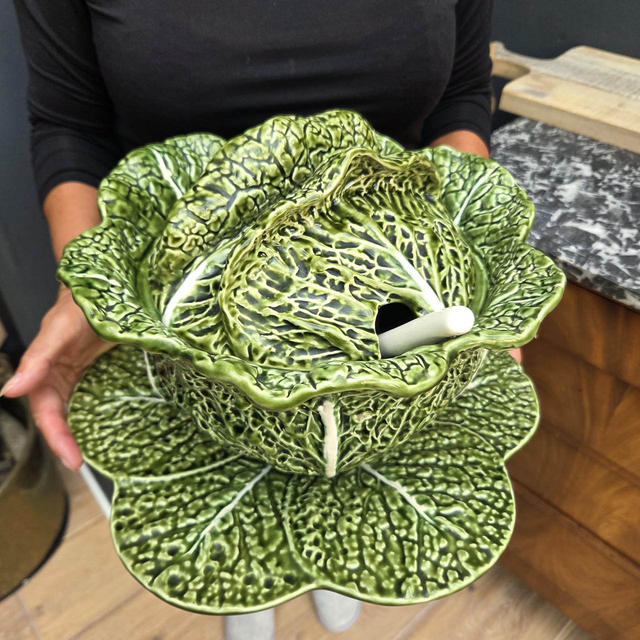 XXL koolterrine met schotel en lepel